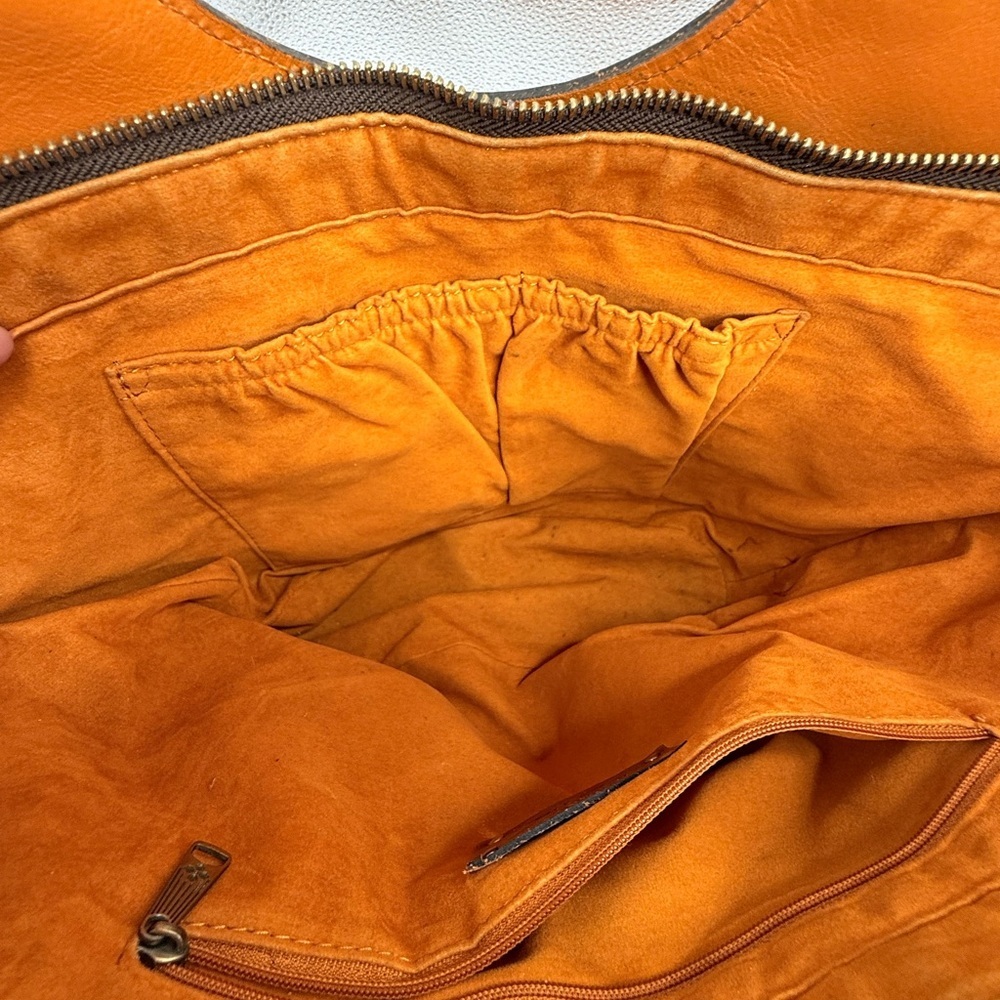 Patricia Nash valora crossbody satchel tooled leather purse - Picture 6 of 7